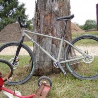 Disc singlespeed w/ eccentric. This frame made it through the 24hours in the old pueblo, was totally unharmed in a crash that bent my fork so bad I had to spin it backward to clear the frame. Also did the last 24hours of snowshoe. This bike handles so good I was passing geared bikes on […]