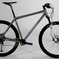 Custom Blend titanium 29er MTB with Sram XX1 and  Rock Shox.