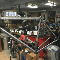 Custom Blend steel disc road bike for Di2.