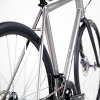 Titanium with Sram low mount disc and Enve GRD.