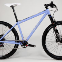 Custom Blend titanium 26″ MTB.