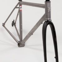 Custom Blend titanium All-Road for Roholff hub with Gates belt drive.