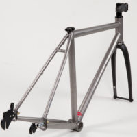 Custom Blend titanium All-Road for Roholff hub with Gates belt drive.