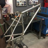 Titanium 29er MTB Single Speed with Sliders