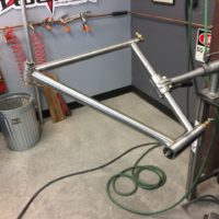 Titanium Road Bike with IS Headtube and Internal Di2