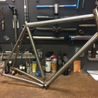 Titanium Road Bike with IS Headtube and Internal Di2