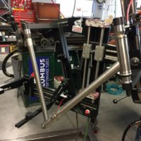 Titanium All-Road with Disc Brakes and Shimano Di2