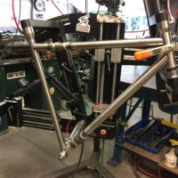 Reynolds 953 Stainless S&S Frame with Stainless Fork