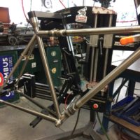 Reynolds 953 Stainless S&S Frame with Stainless Fork