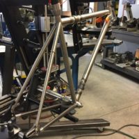 Reynolds 953 Stainless S&S Frame with Stainless Fork