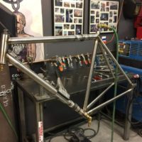 Reynolds 953 Stainless S&S Frame with Stainless Fork