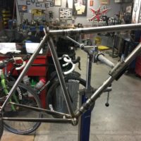 Reynolds 953 Stainless S&S Frame with Stainless Fork