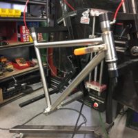 Double Butted Titanium Road Bike with Direct Mount Brakes