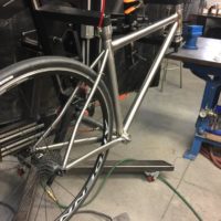 Double Butted Titanium Road Bike with Direct Mount Brakes