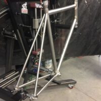 Titanium Gravel Frame for Red eTap and Flatmount Brakes