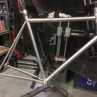 Titanium Gravel Frame for Red eTap and Flatmount Brakes