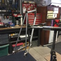 Titanium Gravel Frame for Red eTap and Flatmount Brakes