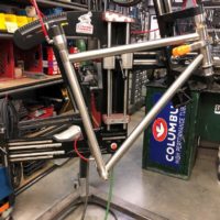 Titanium gravel bike