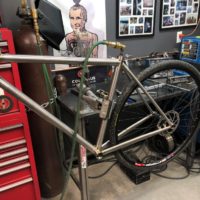 Titanium gravel bike