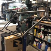 Titanium gravel bike